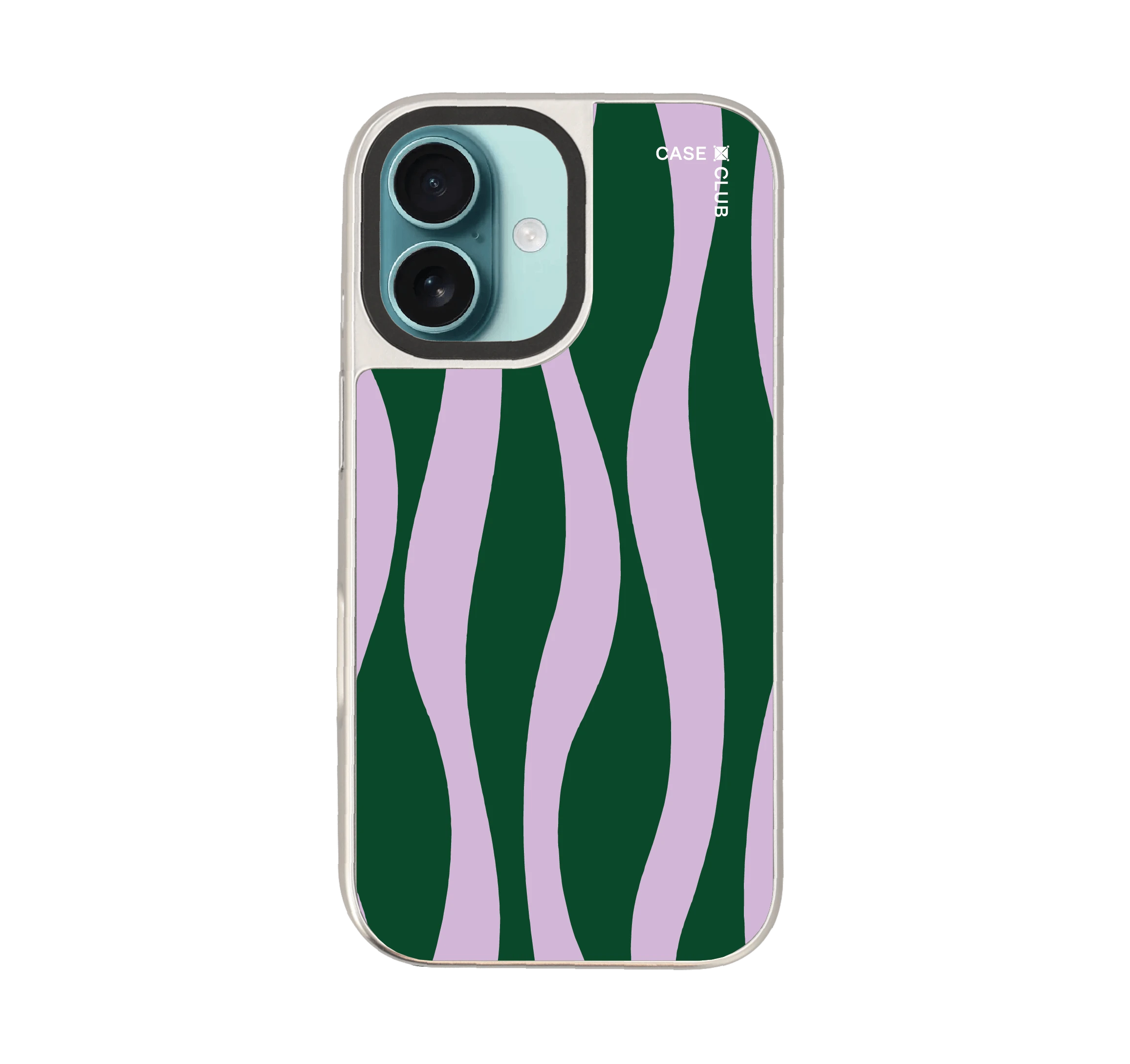 purple & green wavy pattern